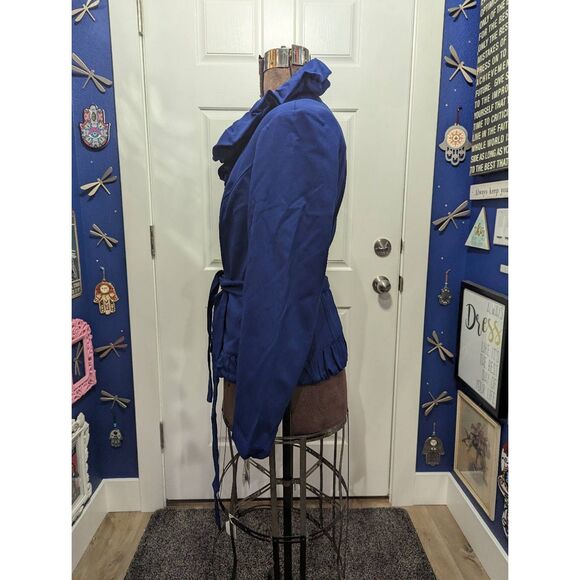 XL INC International Concepts Voltage Ruffled Coat NWT - Picture 3 of 16